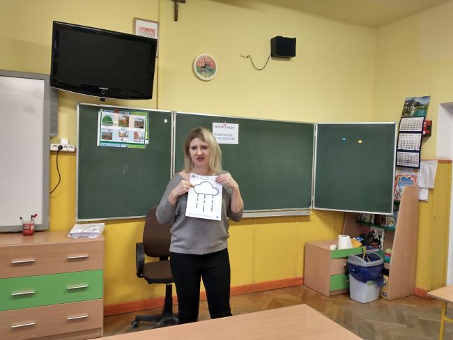 na zdjęciu prowadząca zajęcia
