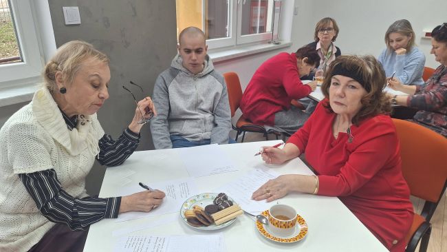 na zdjęciu uczestnicy Hrubieszowskiego Święta Poezji