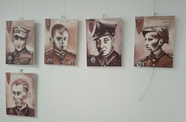 Portrety Żołnierzy Wyklętych autorstwa Jerzego Kija