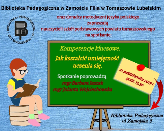 Grafika zaproszenia na spotkanie metodyczne
