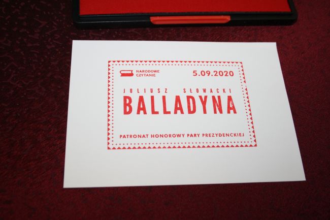 Pieczęć Narodowe Czytanie 2020