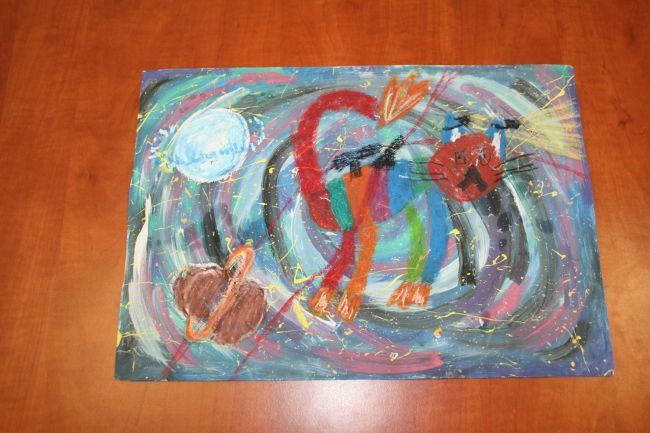 praca plastyczna kot