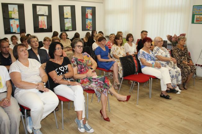 Publiczność zgromadzona na spotkaniu z Januszem Malickim.