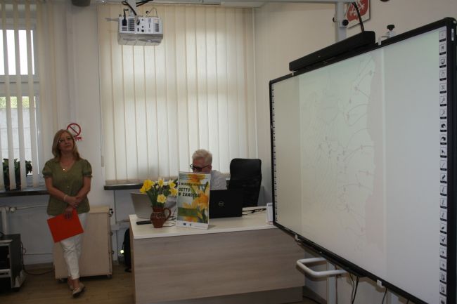 Wicedyrektor Biblioteki Pedagogicznej oraz Marek Kołcon.