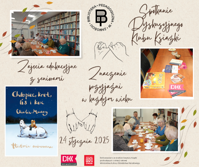 Spotkanie DKK i zajęcia edukacyjne z seniorami